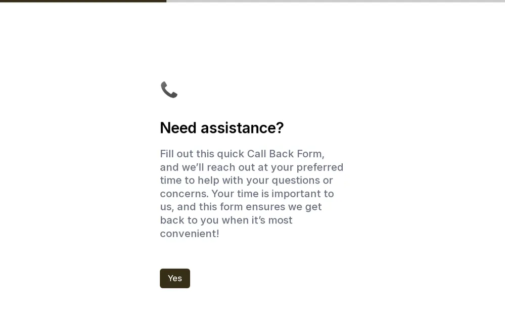 Call Back Form Template template image