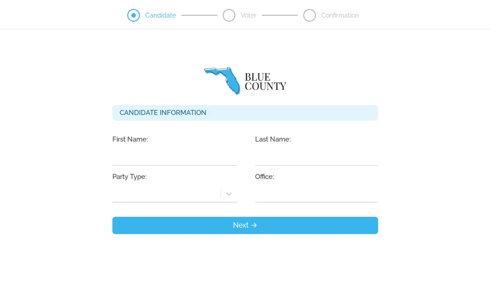 Candidate Petition Form Template template image