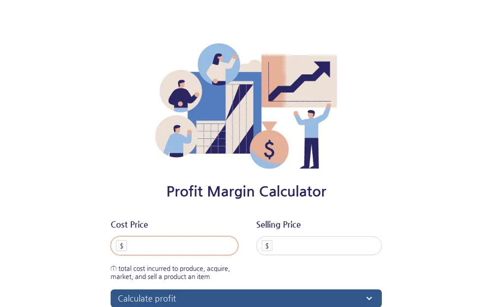 E-commerce Profit Calculator template image