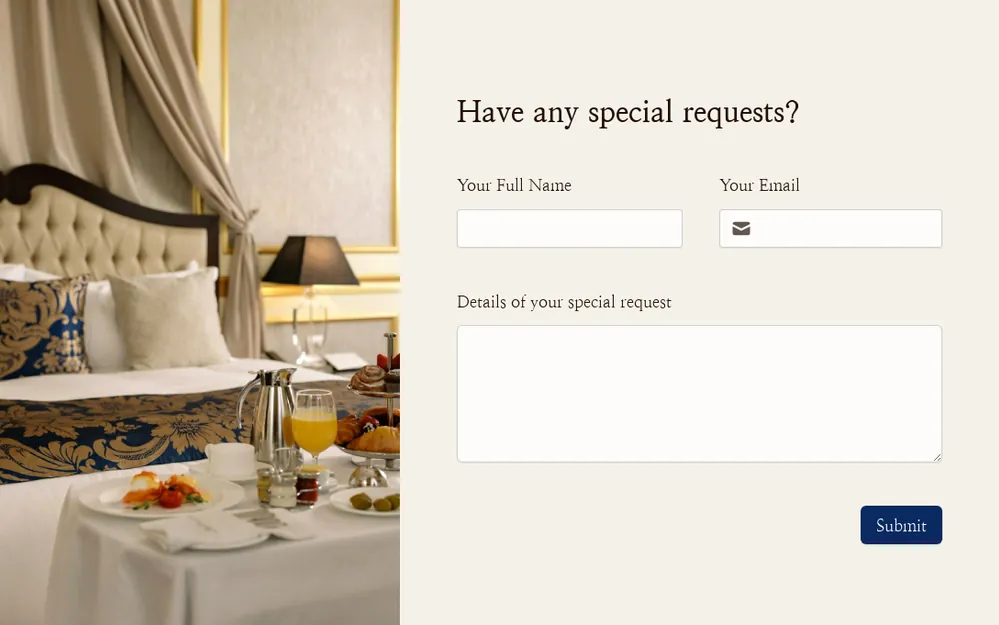 Special Request Form Template template image