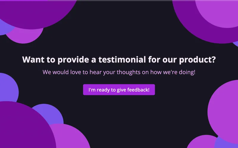 Testimonial Form Template template image