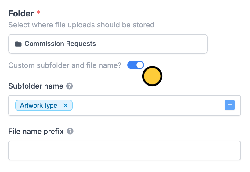 Screenshot of the Fillavo form creation page
