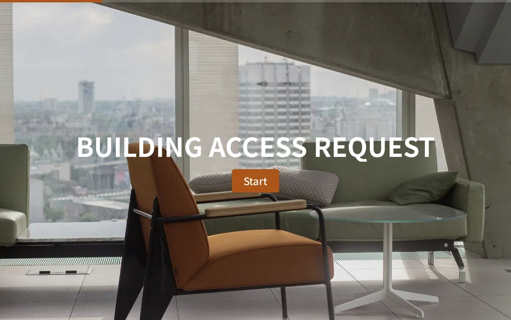 Building Access Form Template template preview
