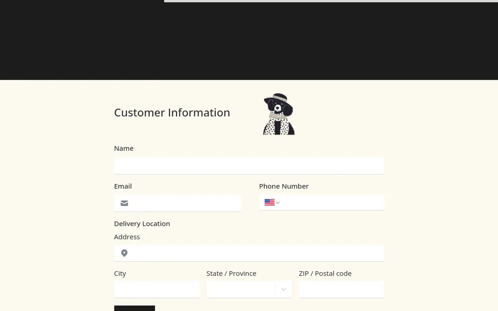 Checkout Form Template template preview
