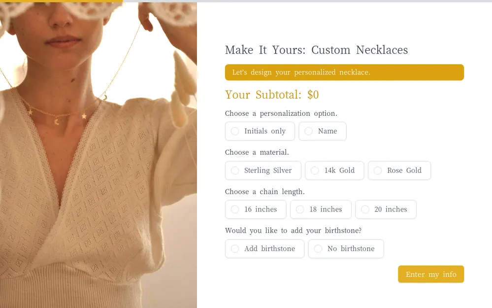 Custom Order Form Template template preview