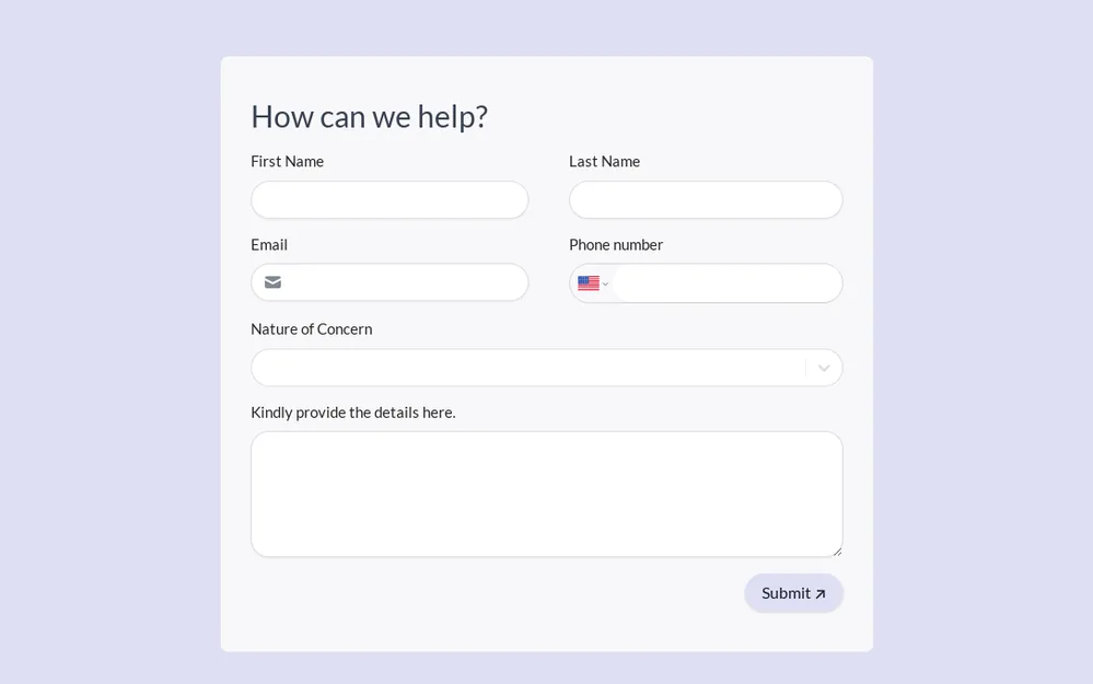 Customer Complaint Form Template template preview