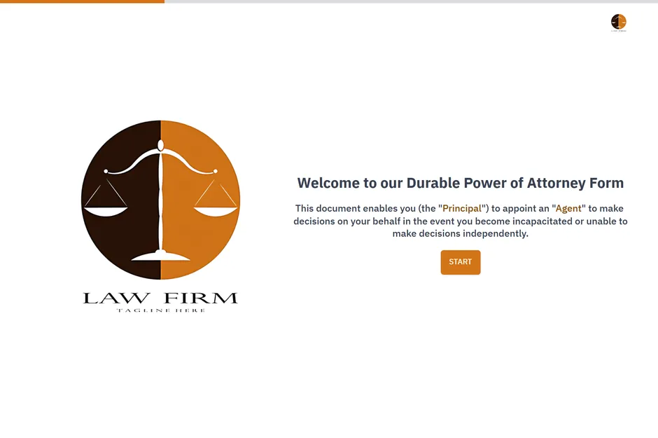 Modèle de formulaire de procuration durable template preview