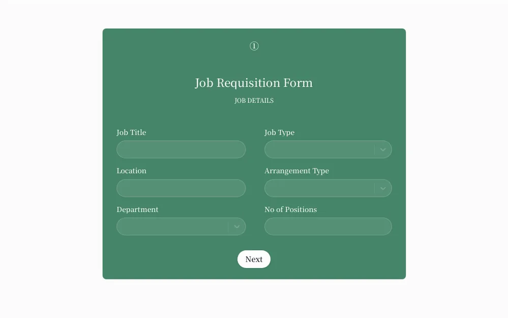 Modèle de formulaire de demande d'emploi template preview