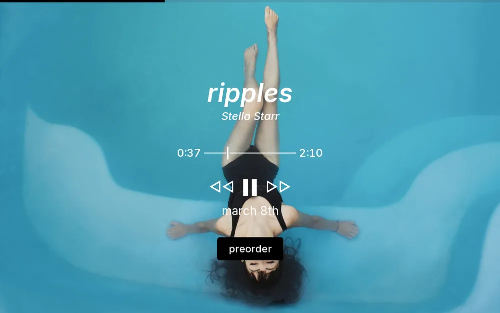 Modèle de formulaire de précommande d'album de musique template preview