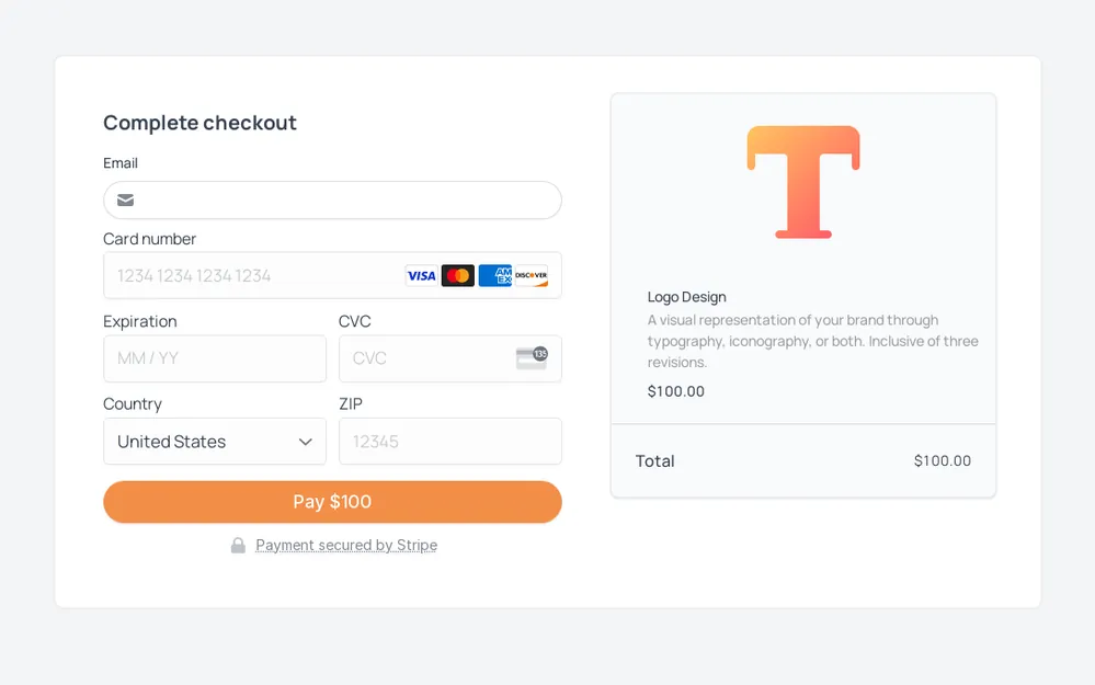 Payment Request Form Template template preview
