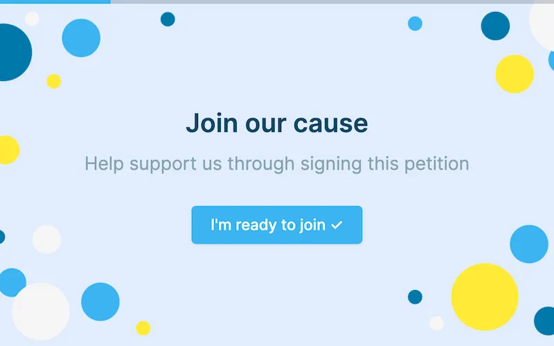 Petition Form Template template preview