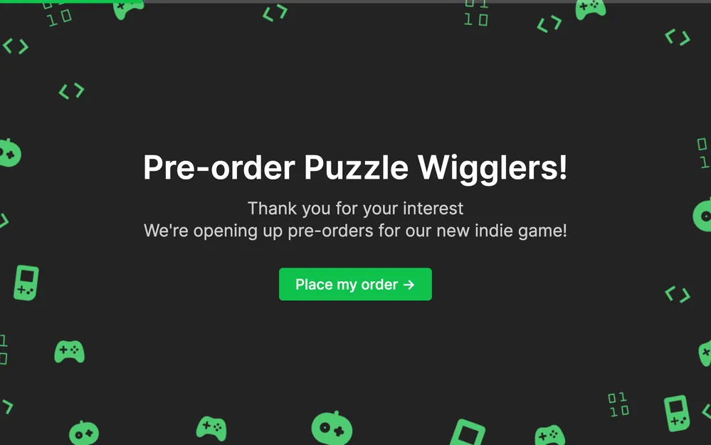 Pre-Order Form Template template preview