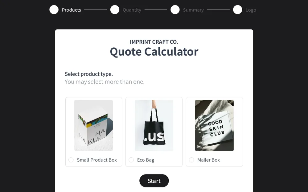 Modèle de calculateur de devis template preview
