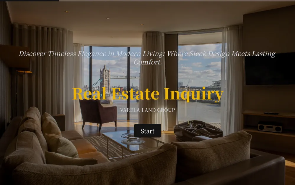 Real Estate Inquiry Form Template template preview
