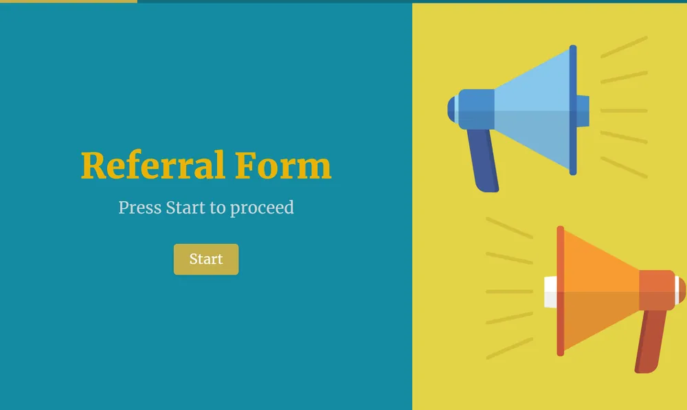 Plantilla de formulario de recomendación template preview