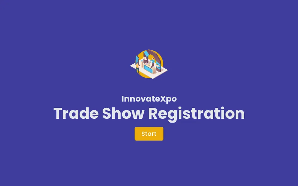 Trade Show Registration Form Template template preview