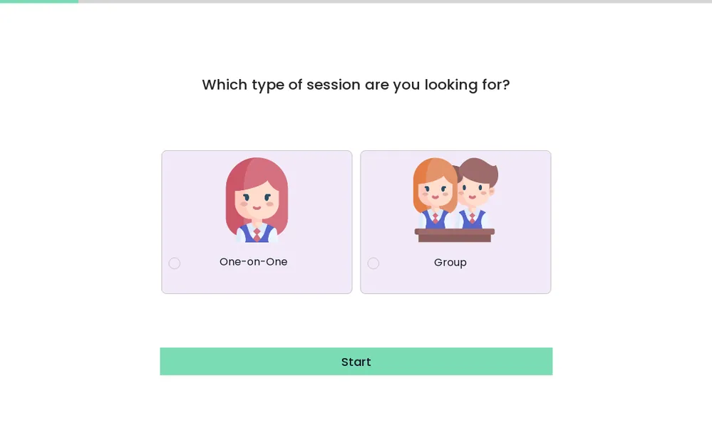 Modèle de formulaire de réservation de cours de tutorat template preview