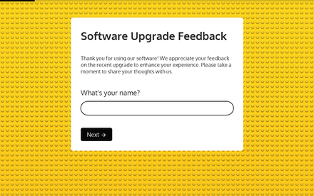 Name form page preview