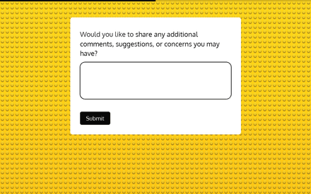 Comments form page preview