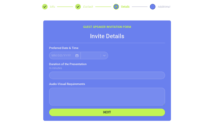 Details form page preview