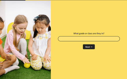 Grade form page preview