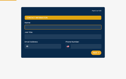 Contact form page preview