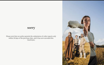 Ending - not covered form page preview