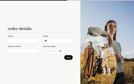 Details form page preview