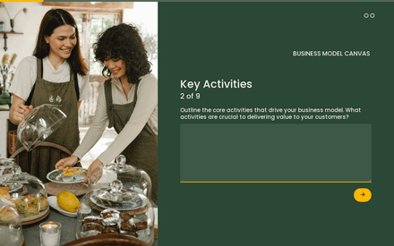Activities form page preview