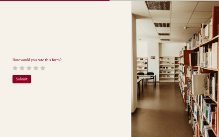 Rating form page preview