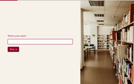Name form page preview