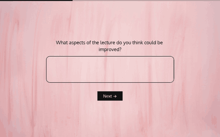 Comments form page preview