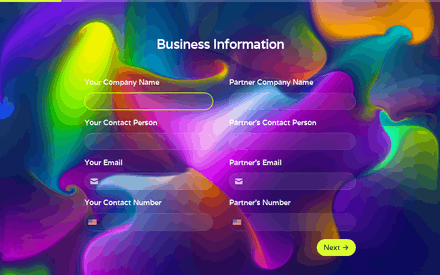 Info form page preview