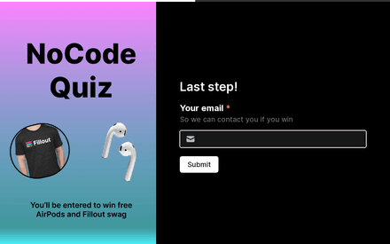 Name form page preview