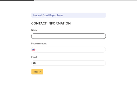 Contact form page preview
