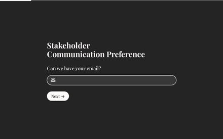 Email form page preview