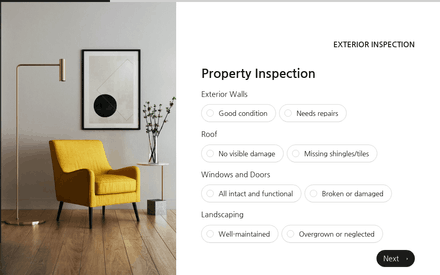 Exterior form page preview