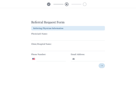 Physician form page preview