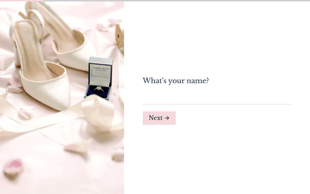 Name form page preview