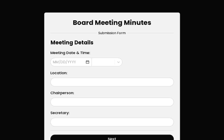 Details form page preview