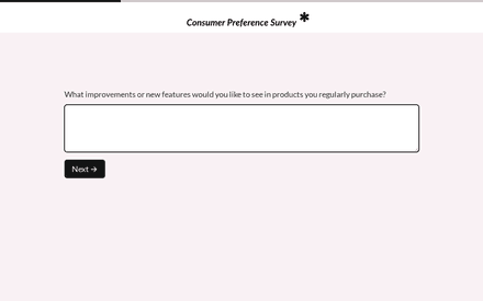Improvements form page preview