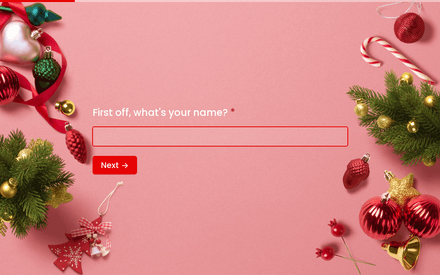 Name form page preview