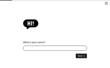 Name form page preview