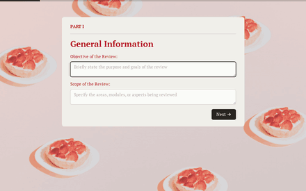 General form page preview
