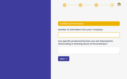 Additional Information form page preview