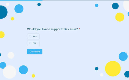 Support form page preview