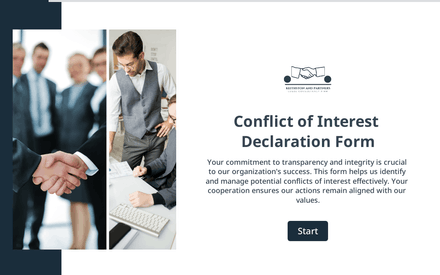 Cover Page form page preview