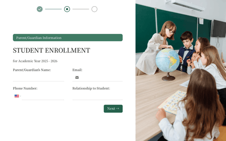 Parent form page preview