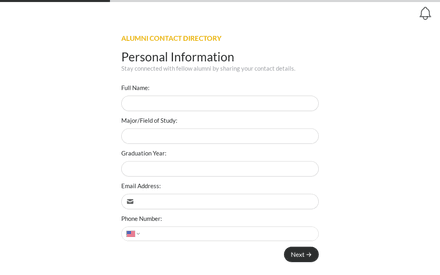 Info form page preview