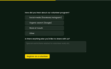 How did you hear form page preview